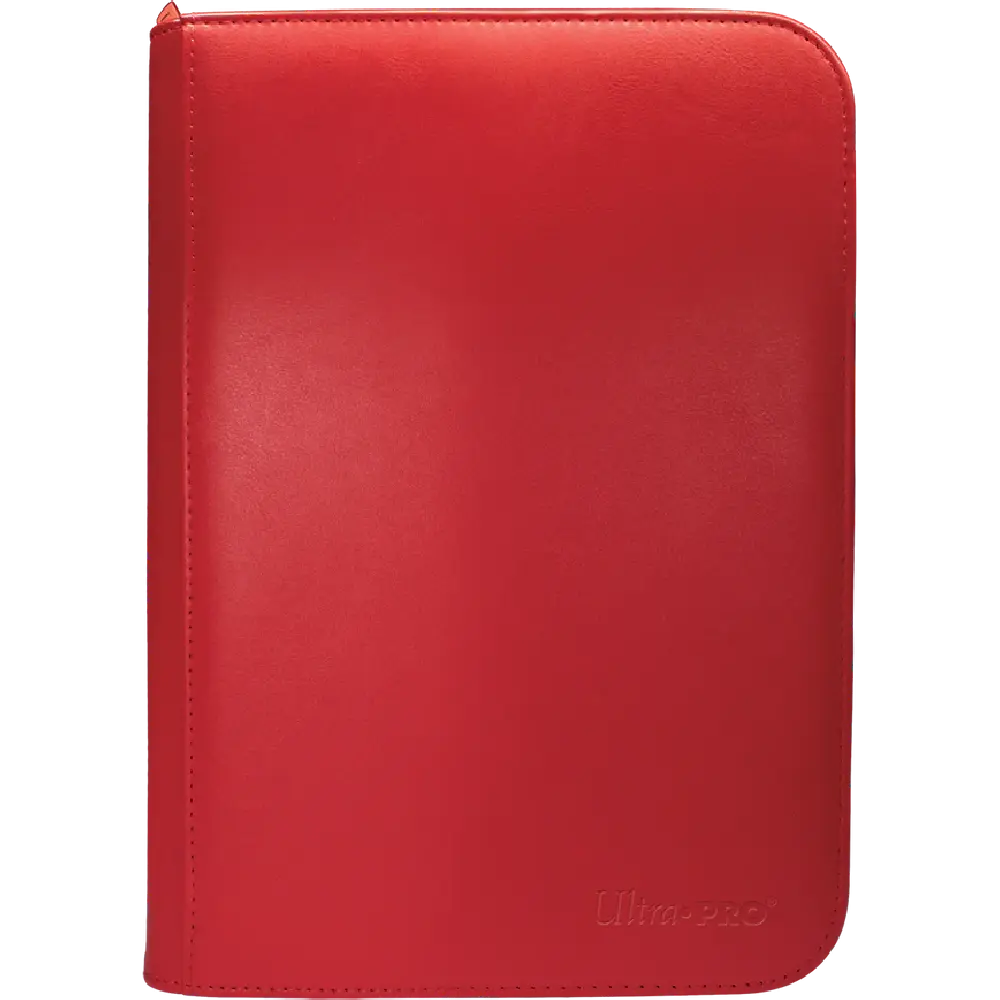 Ultra Pro Vivid 4-Pocket PRO-Binder i rød