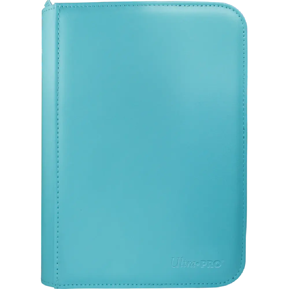 Ultra Pro Vivid 4-Pocket PRO-Binder i lyseblå åpen