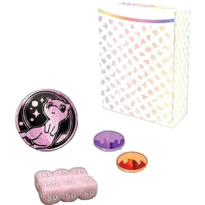 Picture of Scarlet & Violet 151 Ultra-Premium Collection dice, deck box and counters