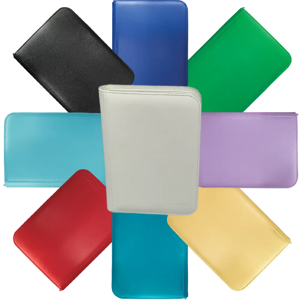 Alle Ultra Pro Vivid 4-Pocket Zippered PRO-Binder fargene