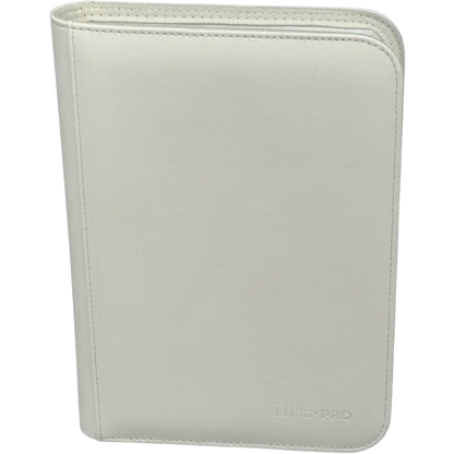 Ultra Pro Vivid 4-Pocket PRO-Binder i hvit