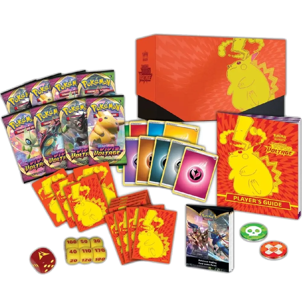 Picture of Vivid Voltage Elite Trainer Box contents