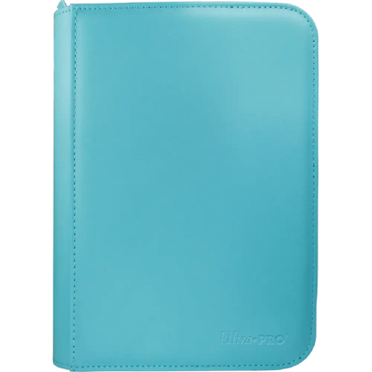 Ultra Pro Vivid 4-Pocket PRO-Binder i lyseblå åpen